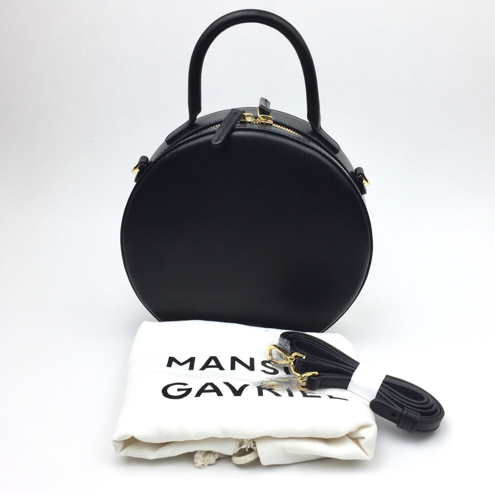 MANSUR GAVRIEL Calfskin Leather Circle crossbody